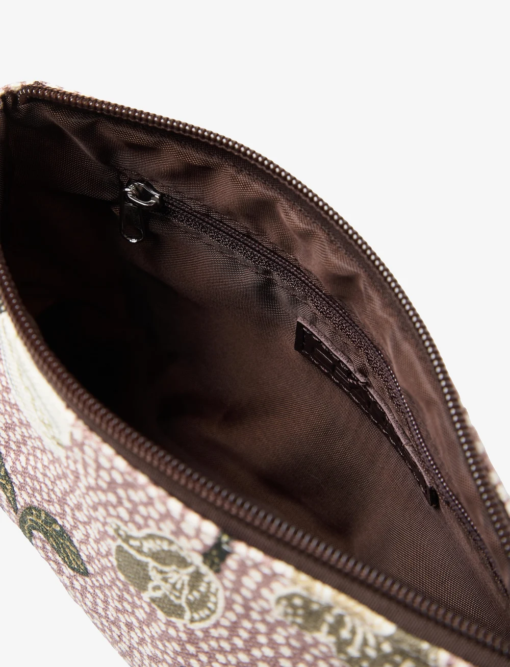 Ceannis - Cosmetic Bag Flower Linen - vardagsstil - dusty pink - 3