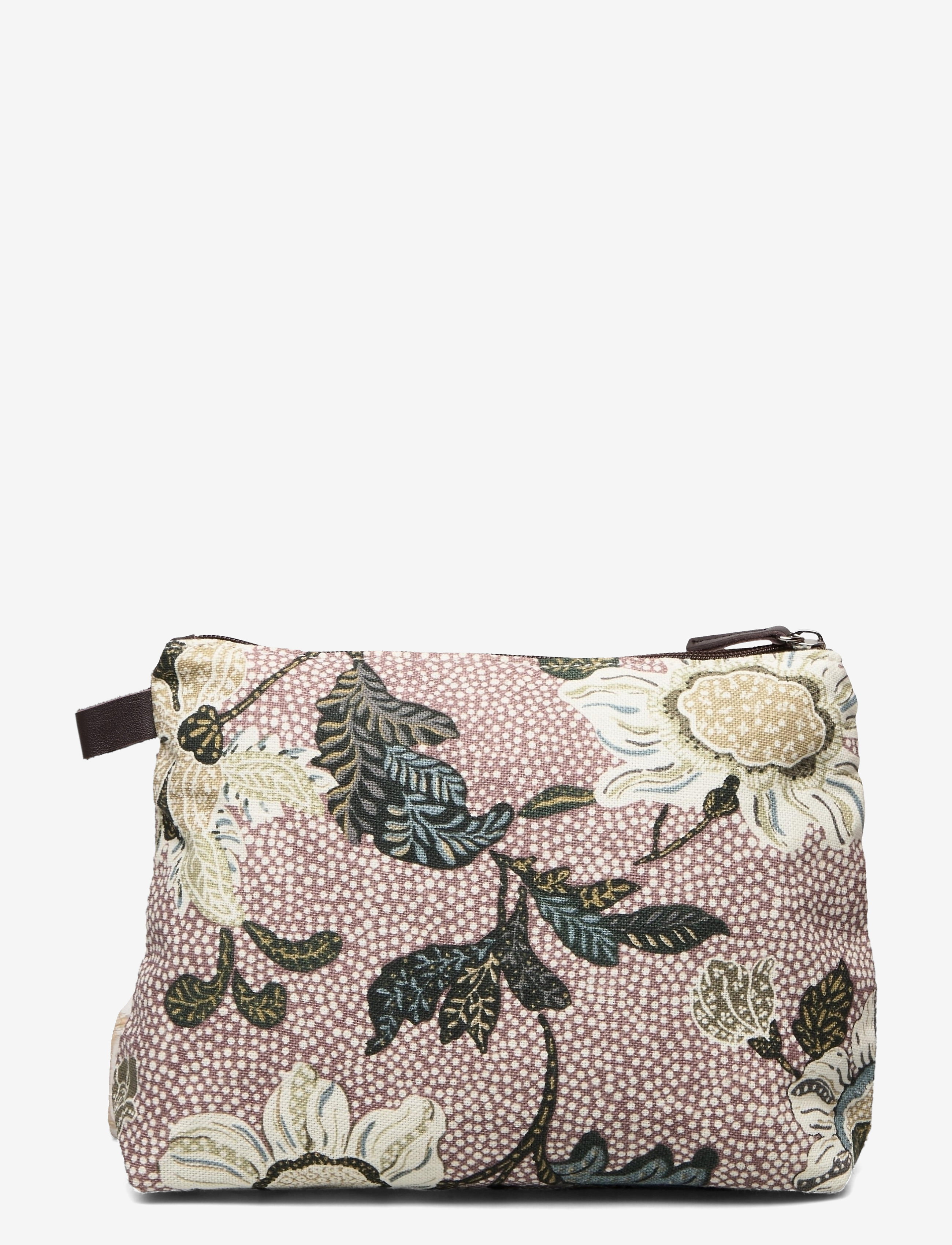 Ceannis - Cosmetic Bag Flower Linen - igapäevane stiil - dusty pink - 2