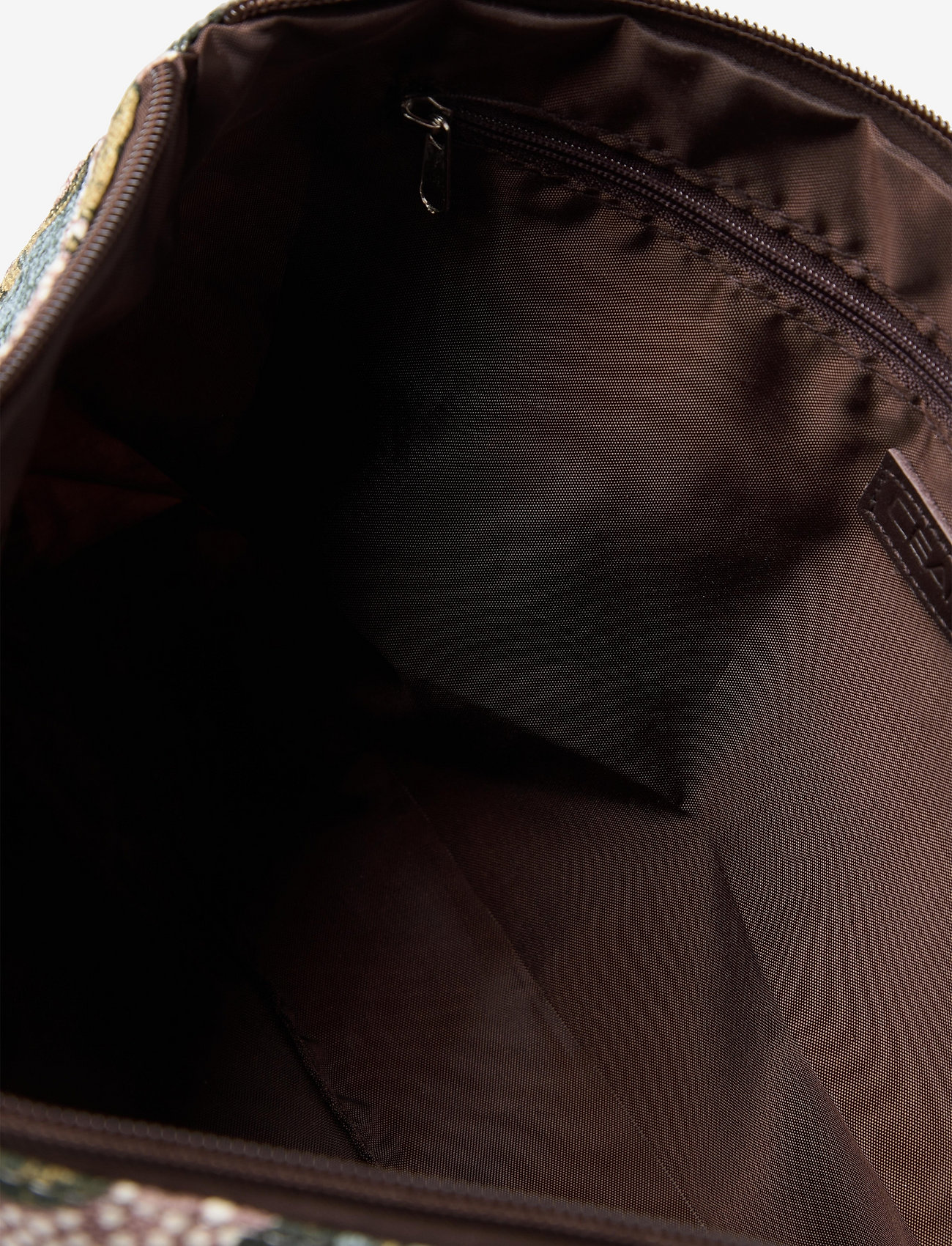 Ceannis - Cosmetic Bag Flower Linen - vardagsstil - dusty pink - 4