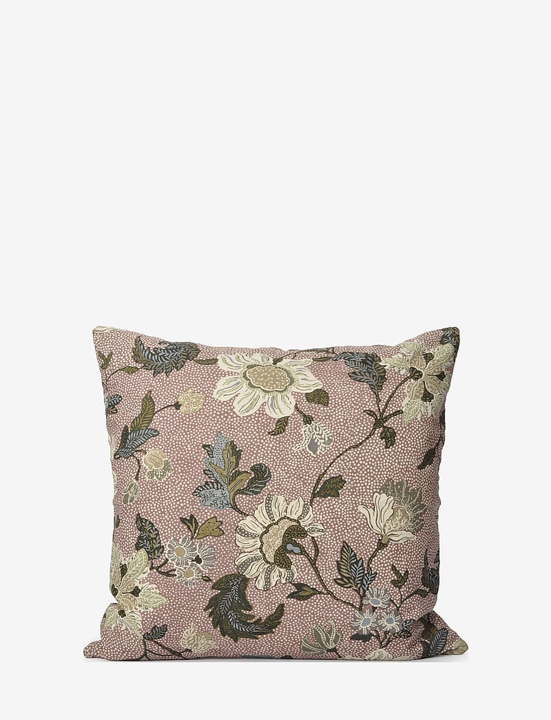 Ceannis - Cushion Cover Flower Linen, 50x50cm - nach preis einkaufen - pink - 0