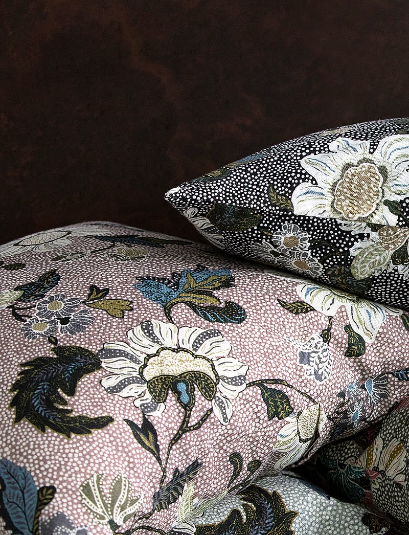 Ceannis - Cushion Cover Flower Linen, 50x50cm - nach preis einkaufen - pink - 1