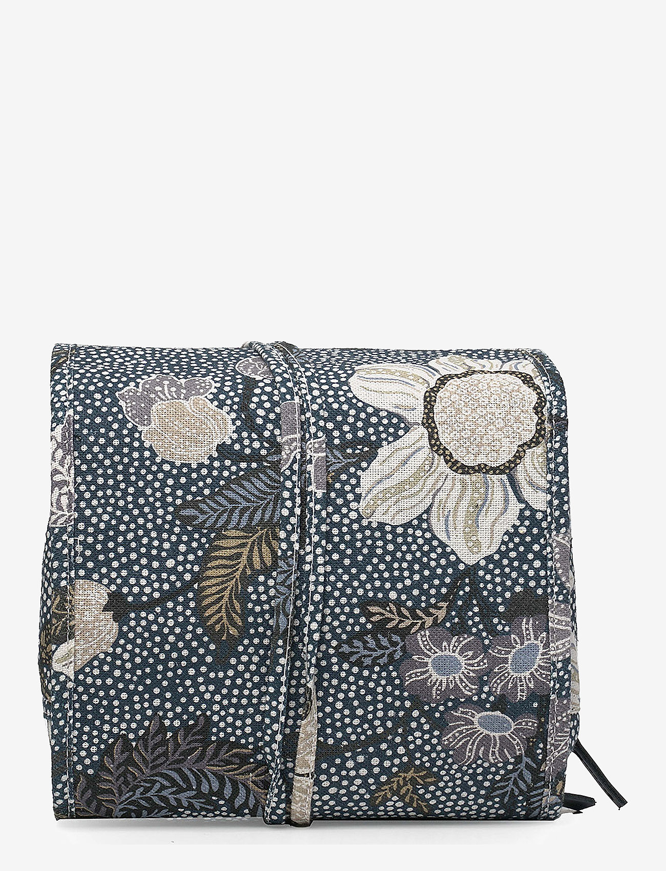 Ceannis - Hanging Cosmetic Bag Flower Linen - kosmetiktaschen - bue - 0