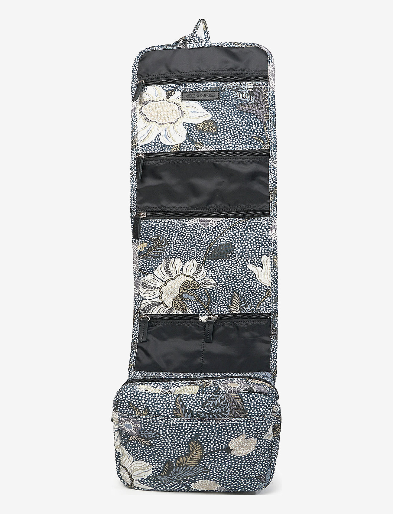 Ceannis - Hanging Cosmetic Bag Flower Linen - kosmetiktaschen - bue - 1