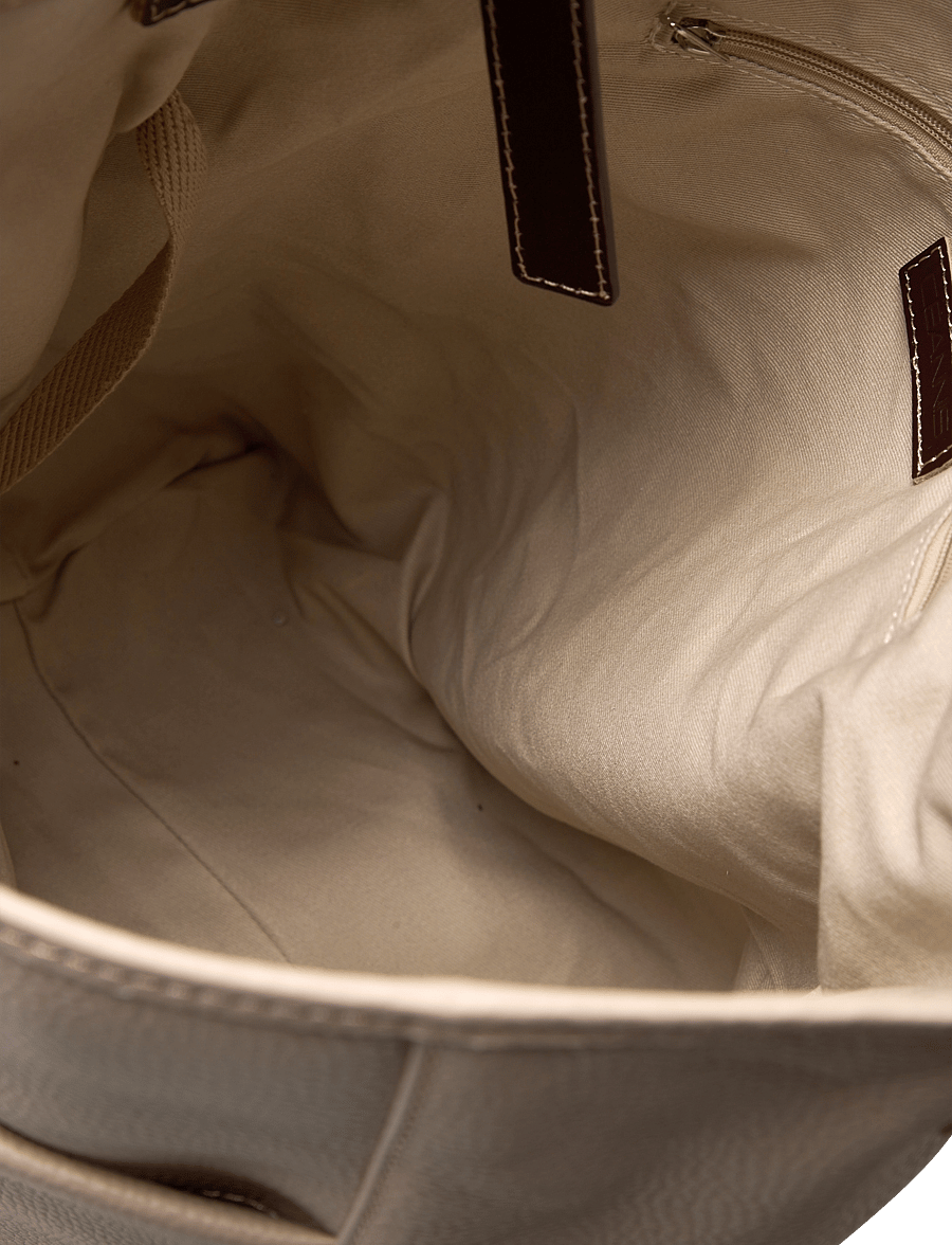 Ceannis - Bucket Bag Grained Leather - sand - 3