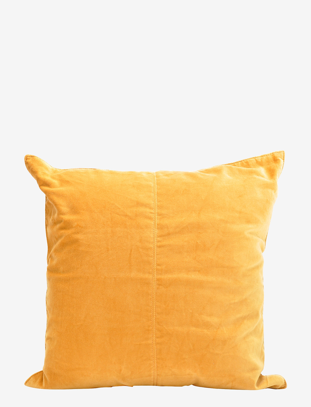 Ceannis - Velvet Cushion cover 50x50 cm - køb efter pris - yellow - 0