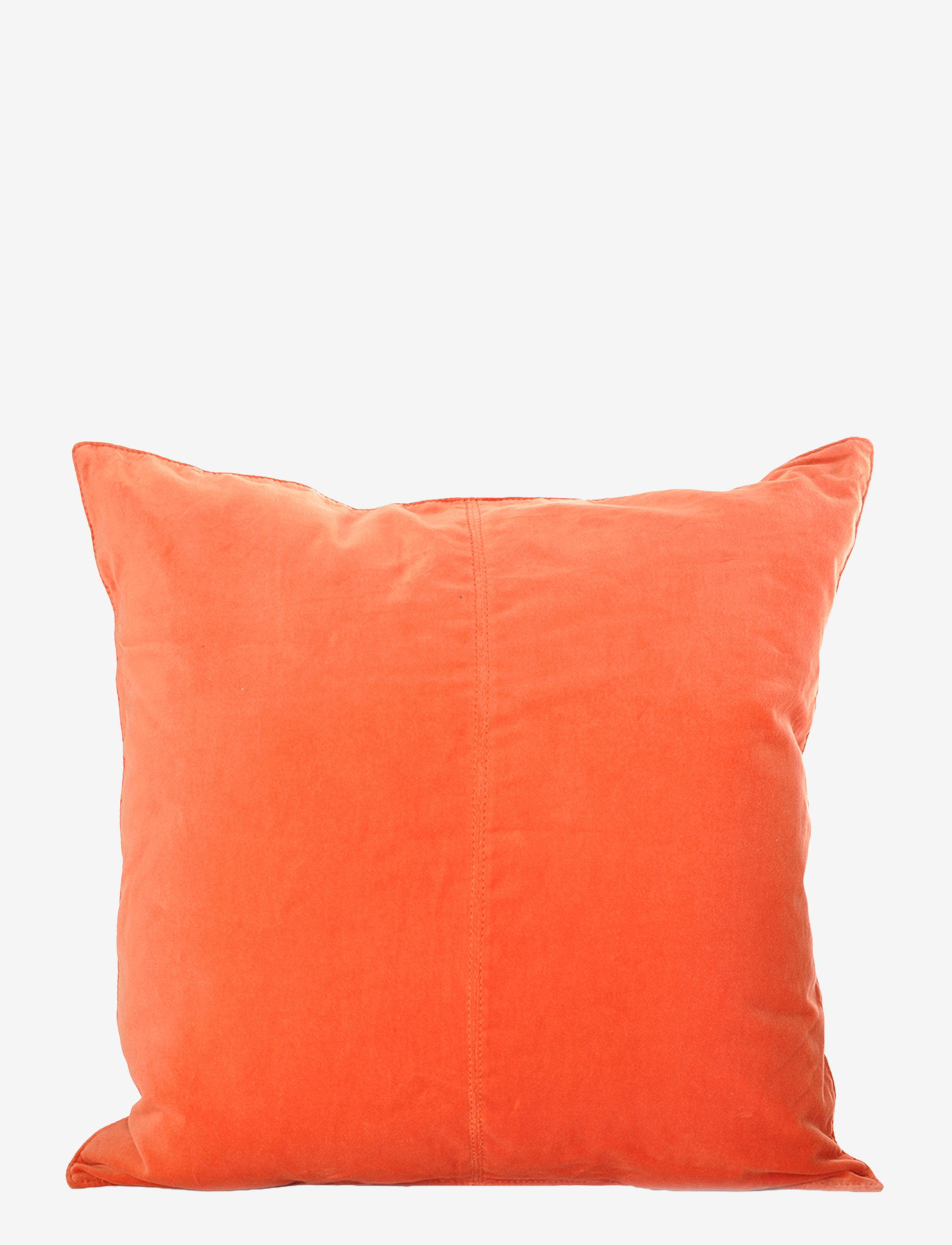CEANNIS Samt Cushion Cover 50X50 Cm Orange - 50X50CM - Unisex
