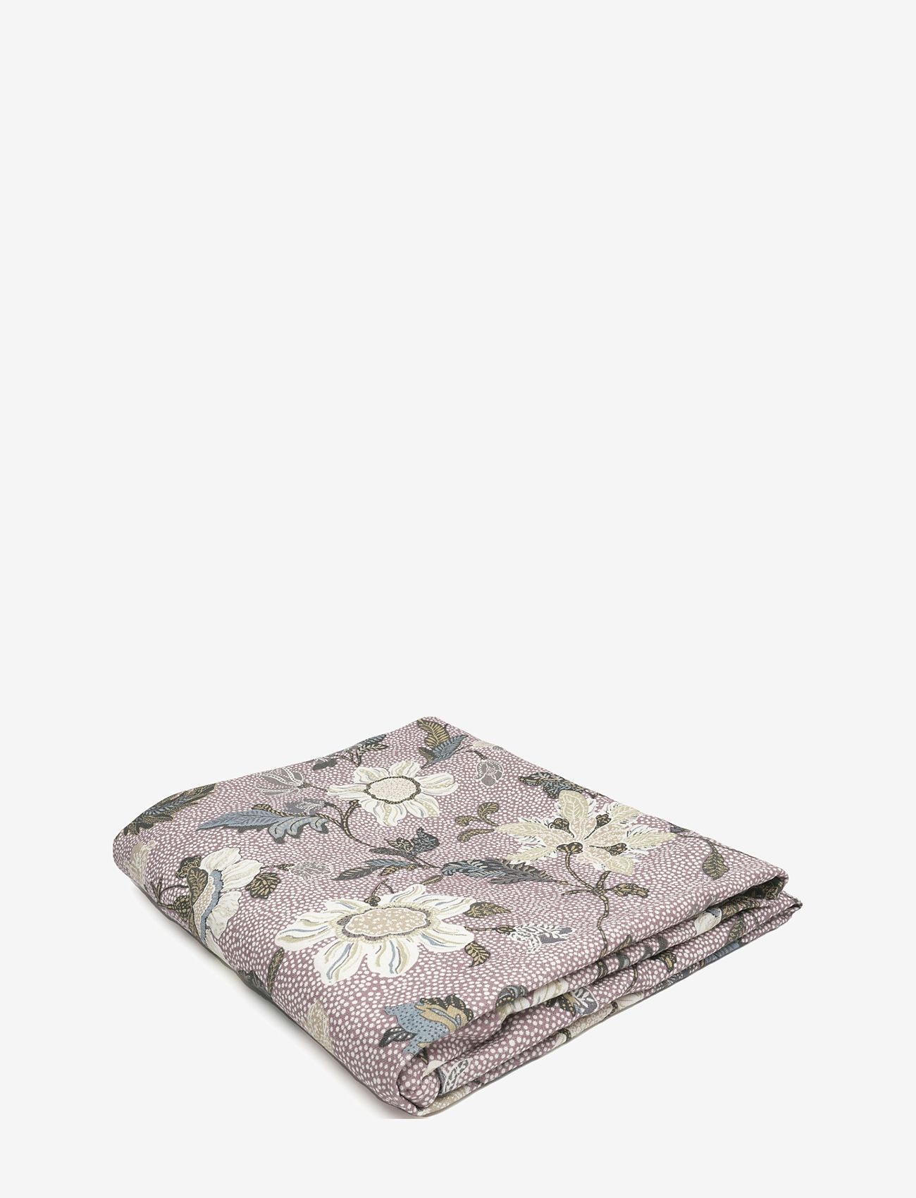 Ceannis - Table Cloth 145x250cm Dusty Pink Flower Linen - duge & bordløbere - dusty pink - 0