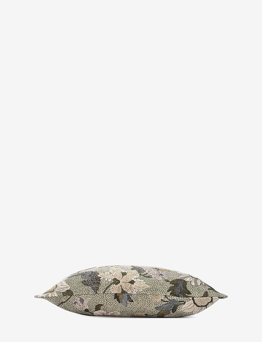 Ceannis - Cushion Cover Flower Linen, 50x50cm - kissenbezüge - green - 1