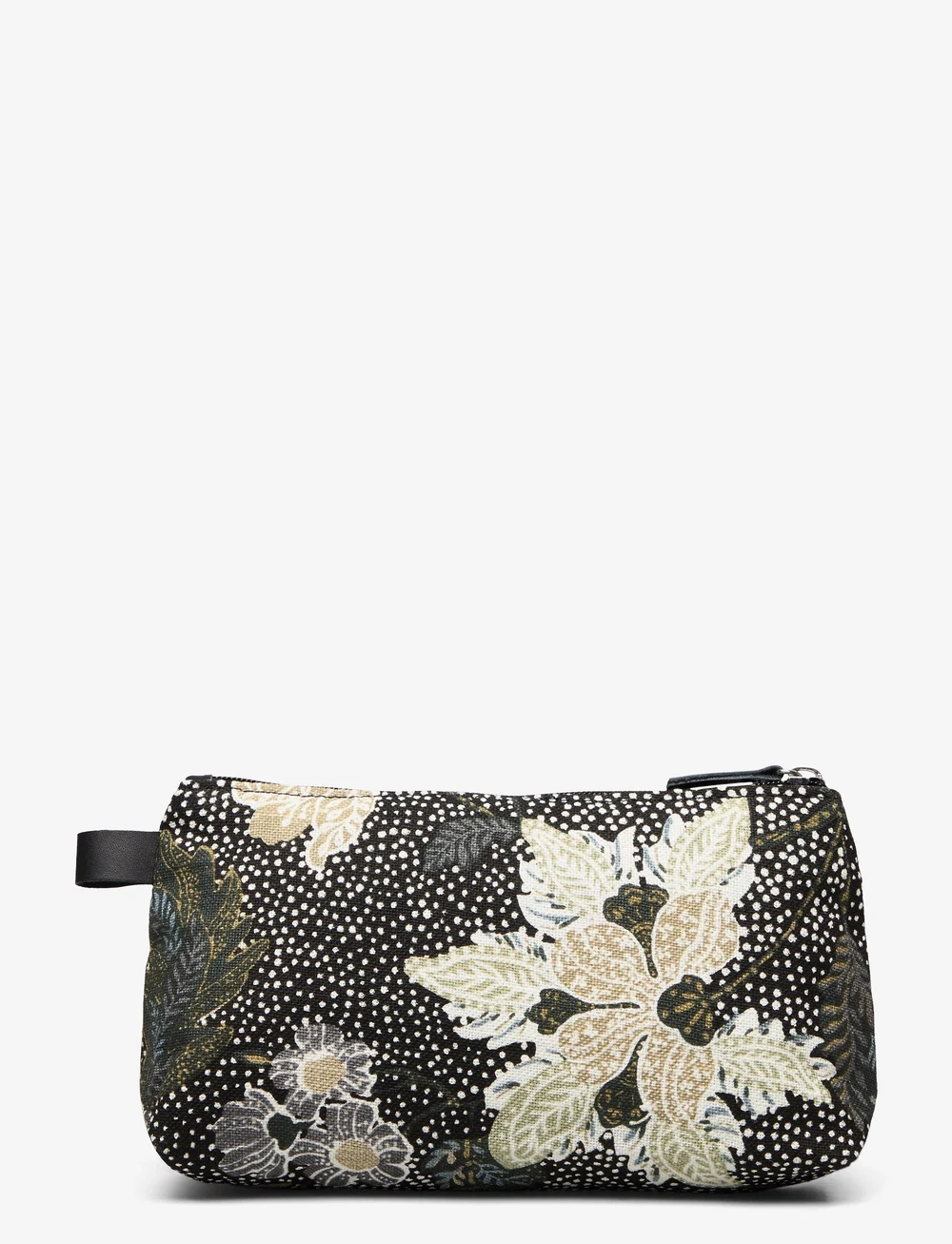 Ceannis - Cosmetic Bag Flower Linen Size: Small - makeup bags - black - 2