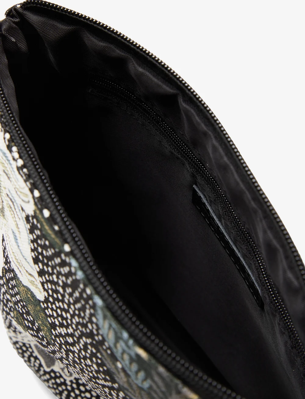 Ceannis - Cosmetic Bag Flower Linen Size: Medium - vardagsstil - black - 4