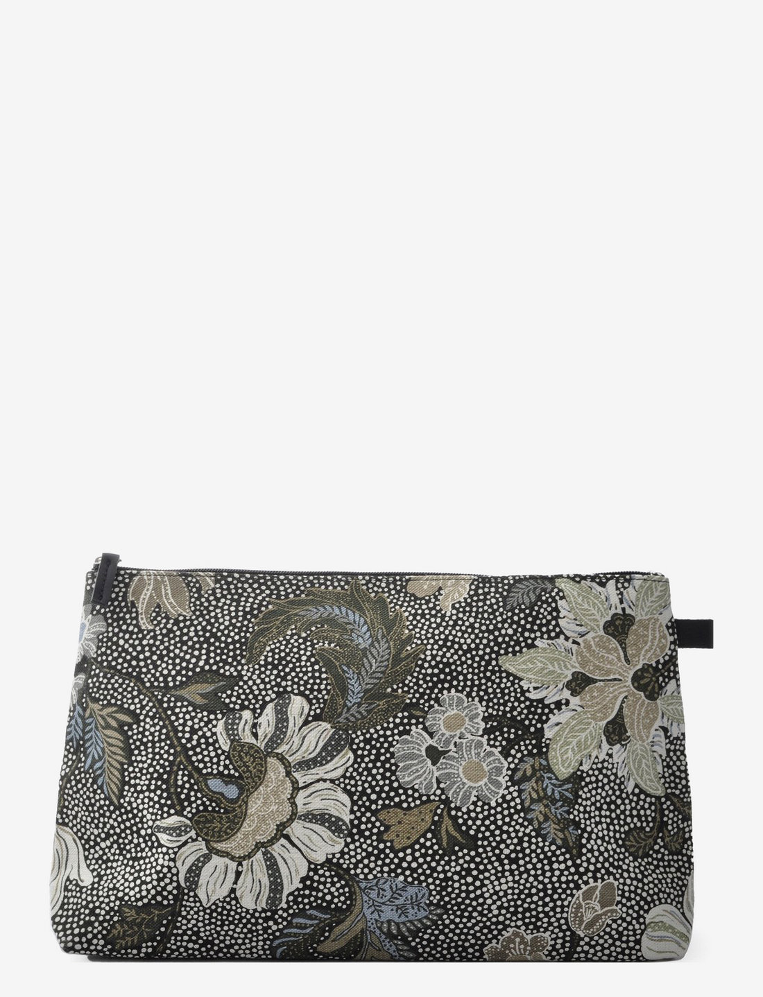 Ceannis - Cosmetic Bag Flower Linen Size: Large - kosmeetikakotid - black - 1