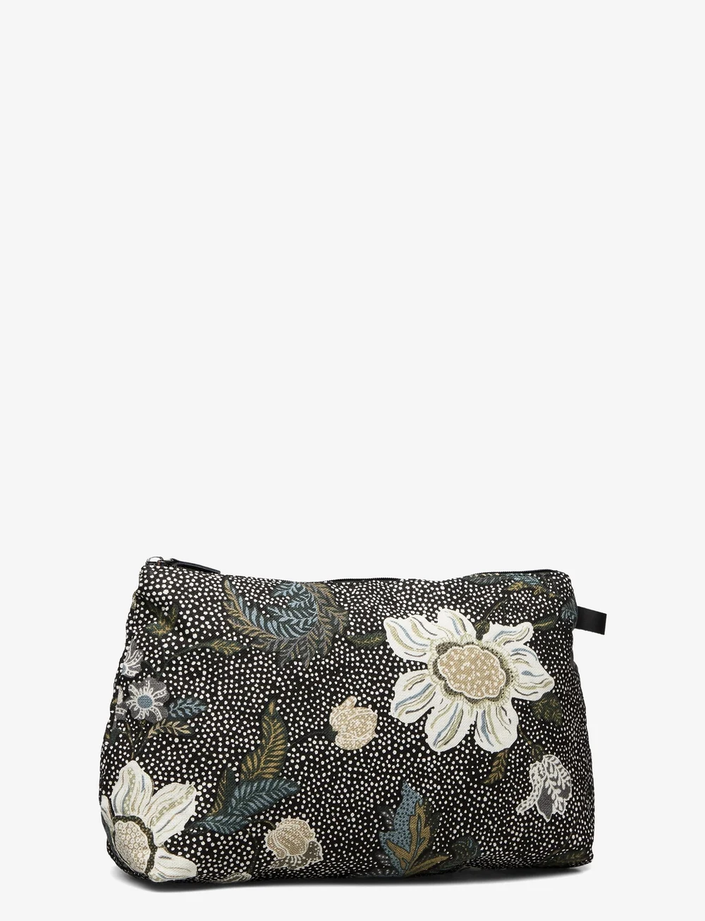 Ceannis - Cosmetic Bag Flower Linen Size: Large - makeup bags - black - 3