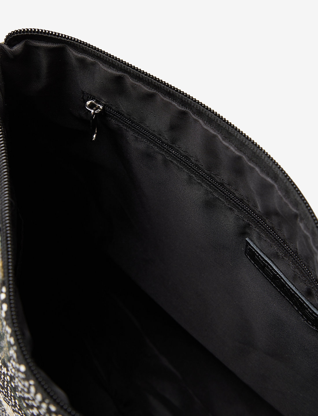 Ceannis - Cosmetic Bag Flower Linen Size: Large - kosmeetikakotid - black - 4