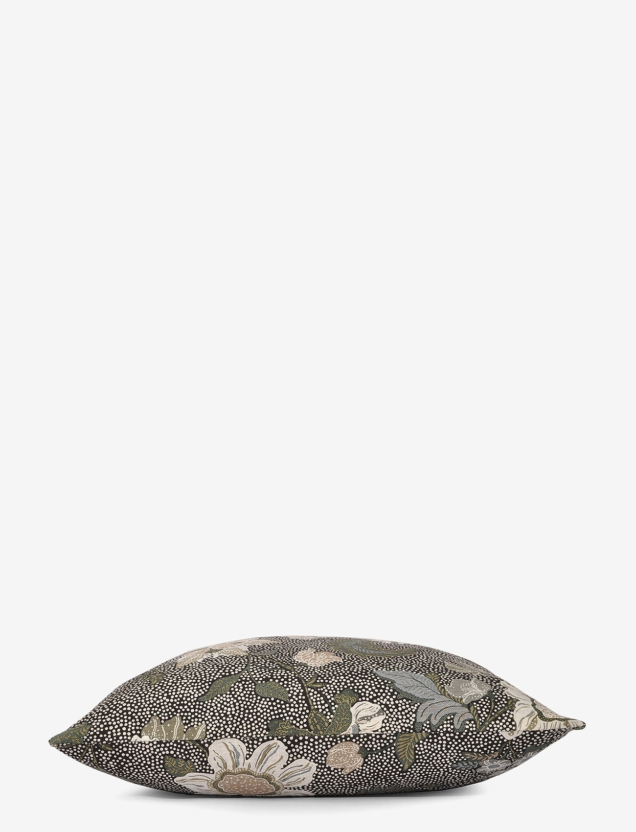 Ceannis - Cushion Cover Flower Linen, 50x50cm - köp efter pris - black - 1