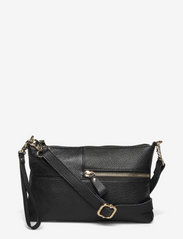 Envelope Bag Black Grained Leather (Gold hard ware) - BLACK