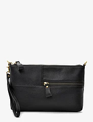 Ceannis - Envelope Bag Black Grained Leather (Gold hard ware) - birthday gifts - black - 1