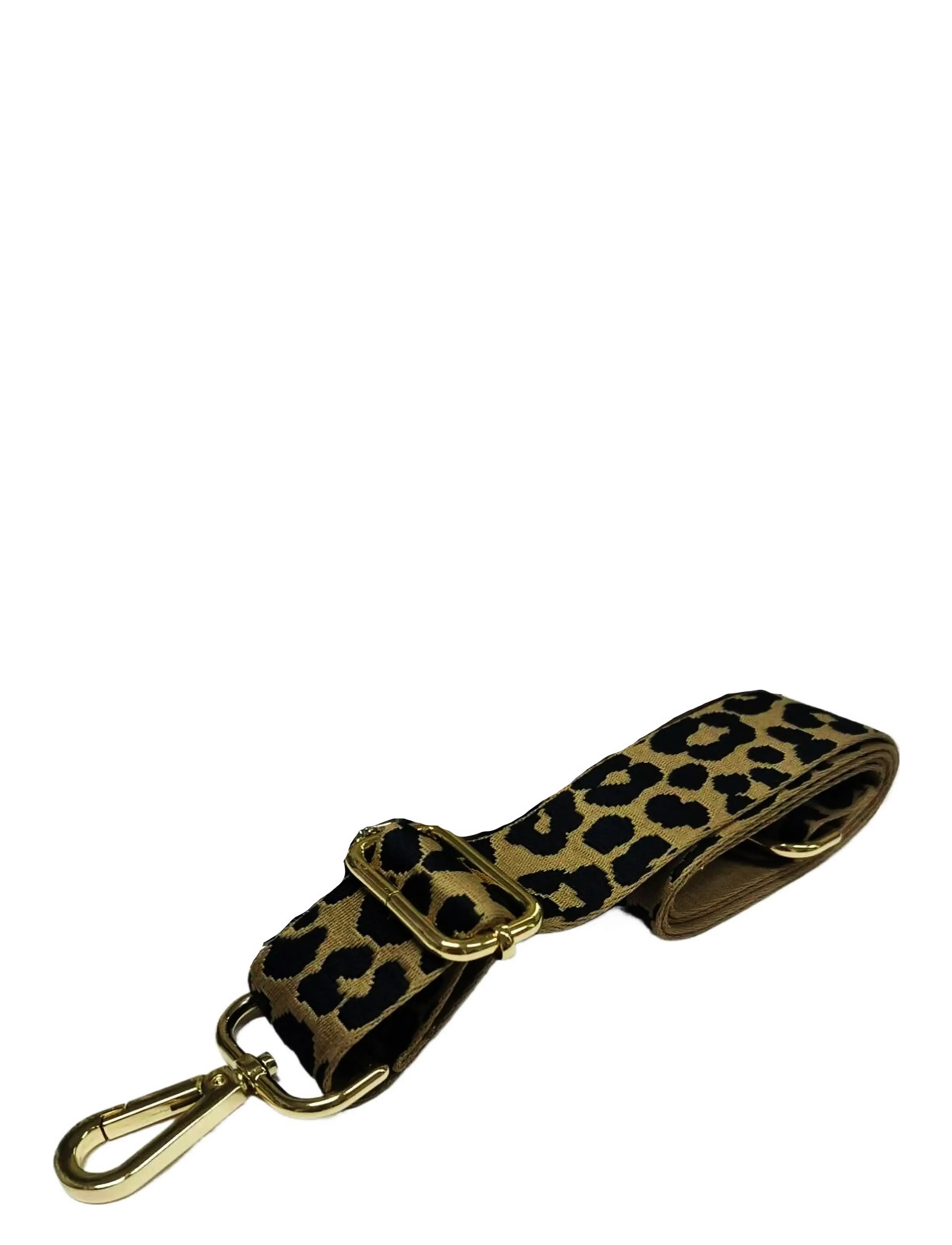 Ceannis Shoulder Strap Webbing Leopard, One Size, Brown, Tasker > Taske-Stropper, Dame
