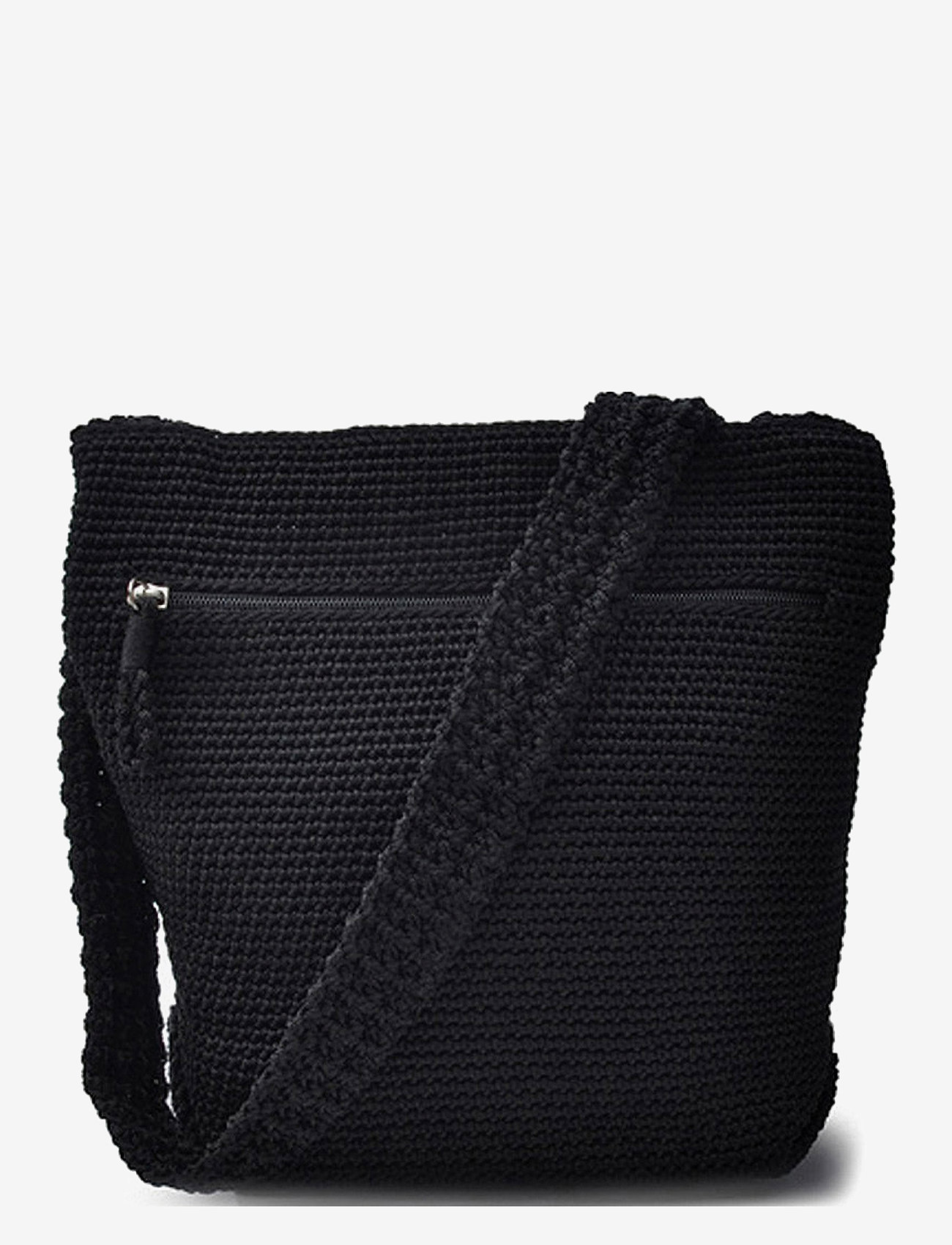 Ceannis - Crossbody Bag Crochet - töskur með axlaról - black - 2