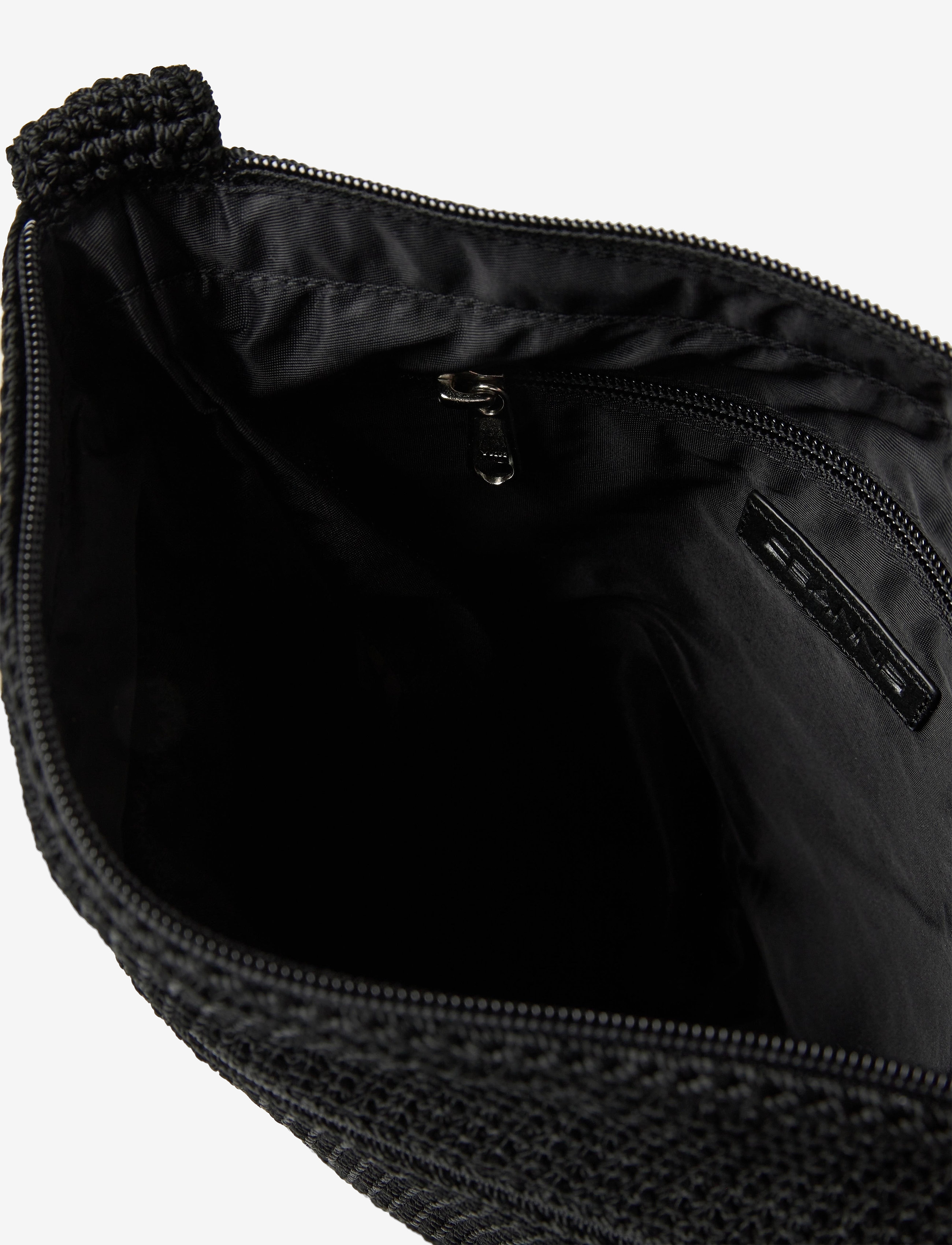 Ceannis - Crossbody Bag Crochet - umhängetaschen - black - 5