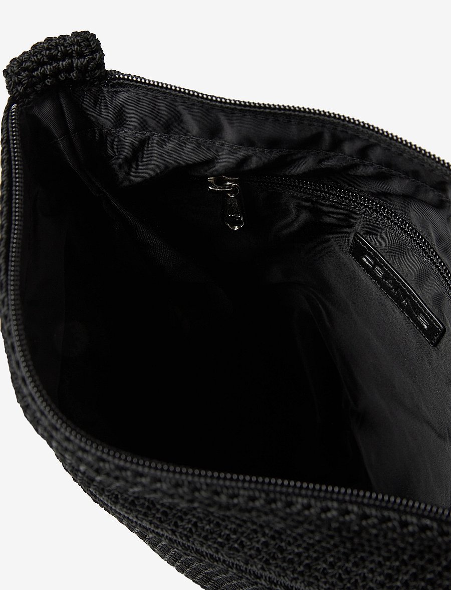 Ceannis - Crossbody Bag Crochet - umhängetaschen - black - 5