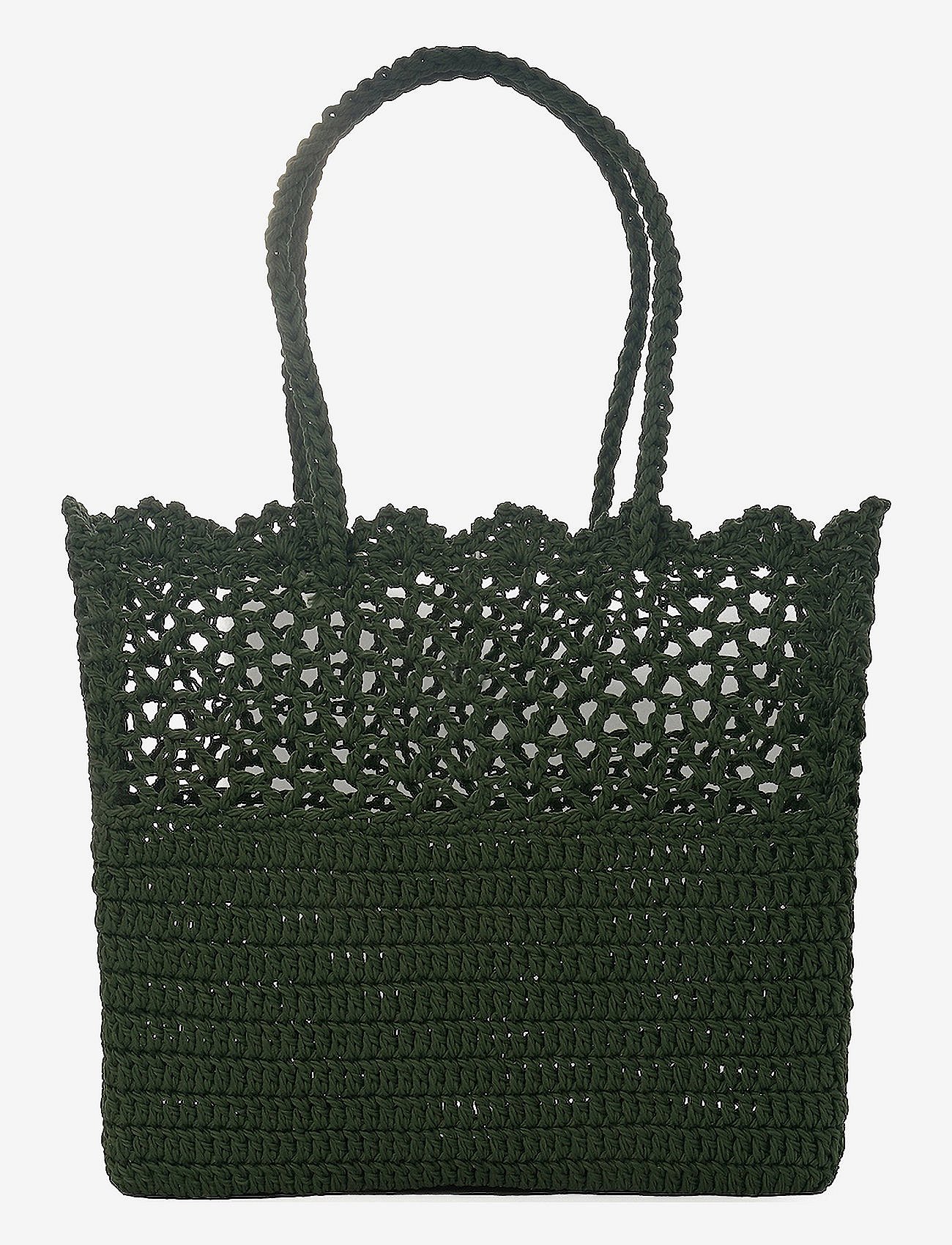 Crochet Basket Green