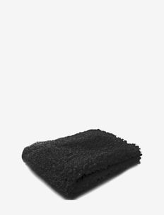Throw Black Curly Lamb Fake Fur 130x170cm, Ceannis