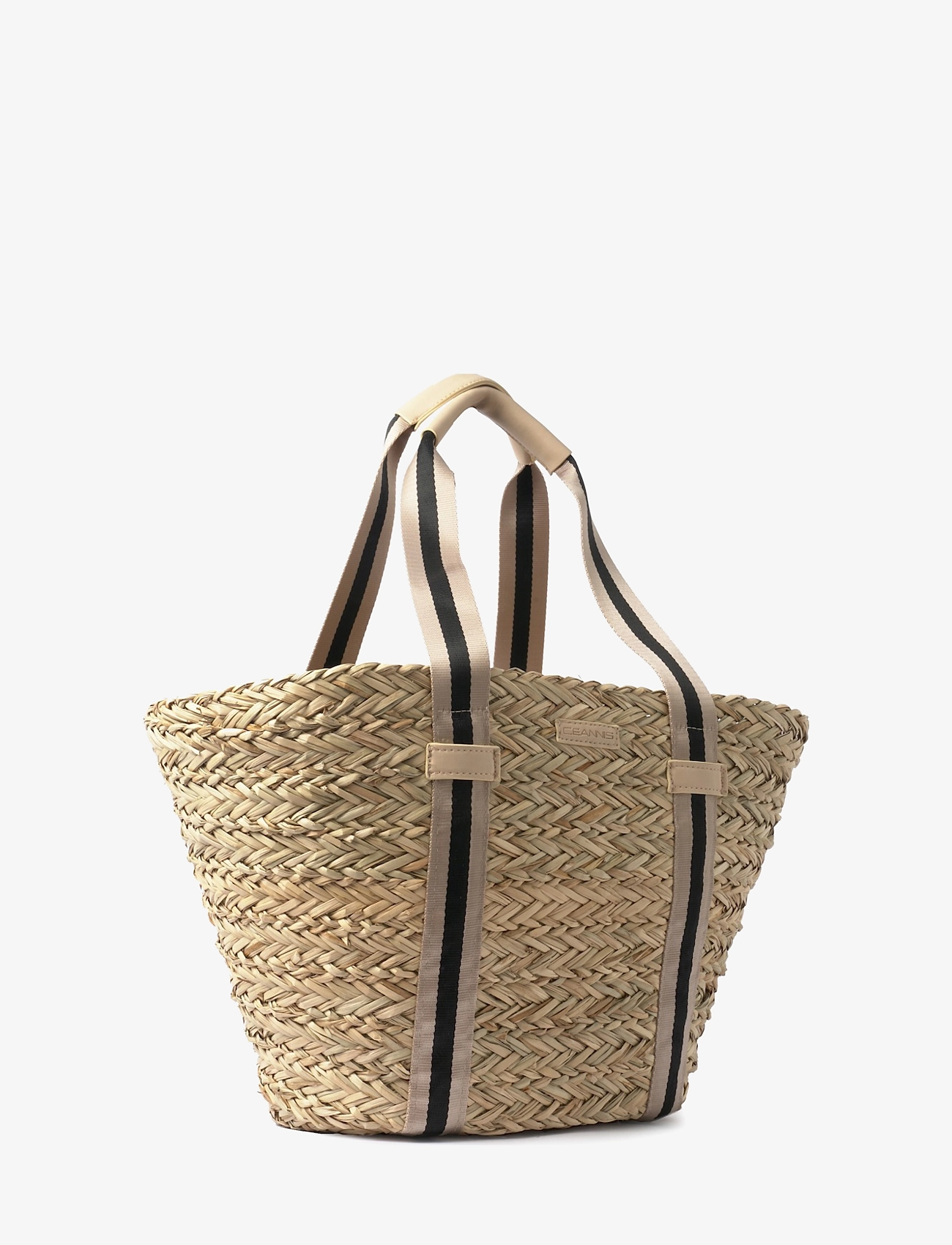 Ceannis - Straw Shopper Stripe - sand - 1