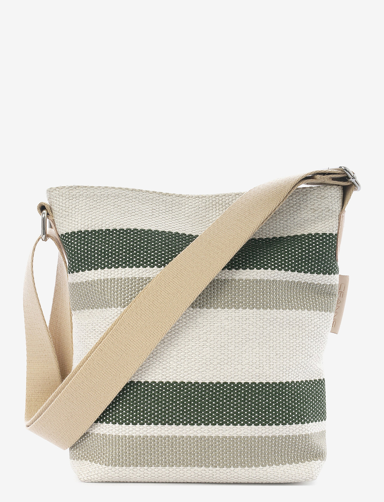 Ceannis - Small Shoulder Bag Green Striped - green - 0