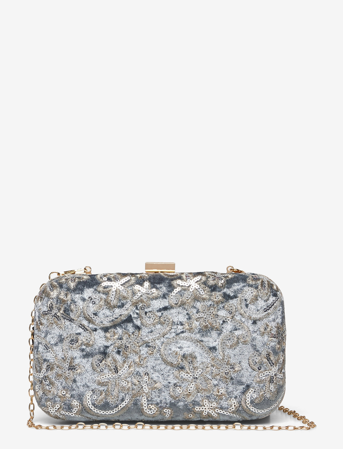 Ceannis - Sequins Star Clutch Dove Blue - blue - 0