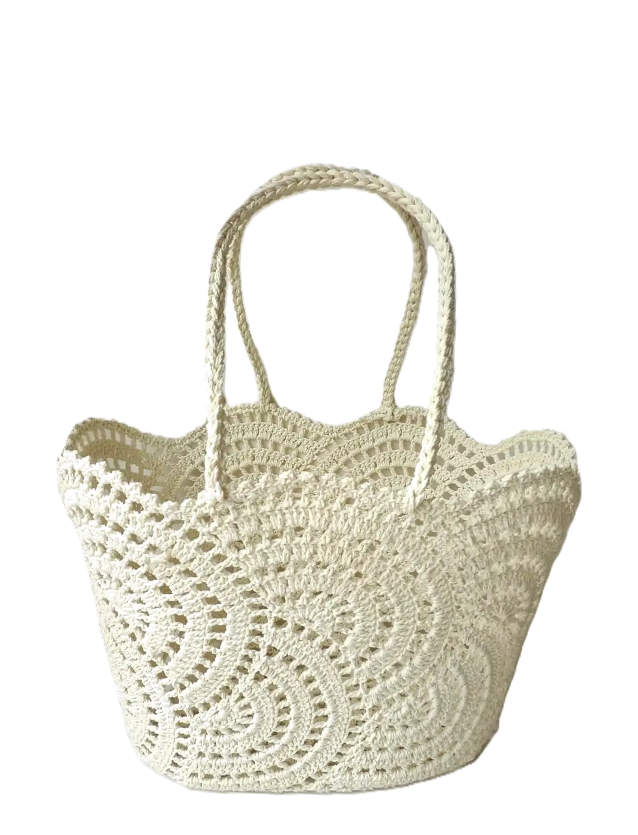 Ceannis Basket Circle Crochet - Uutuudet - WHITE / cream