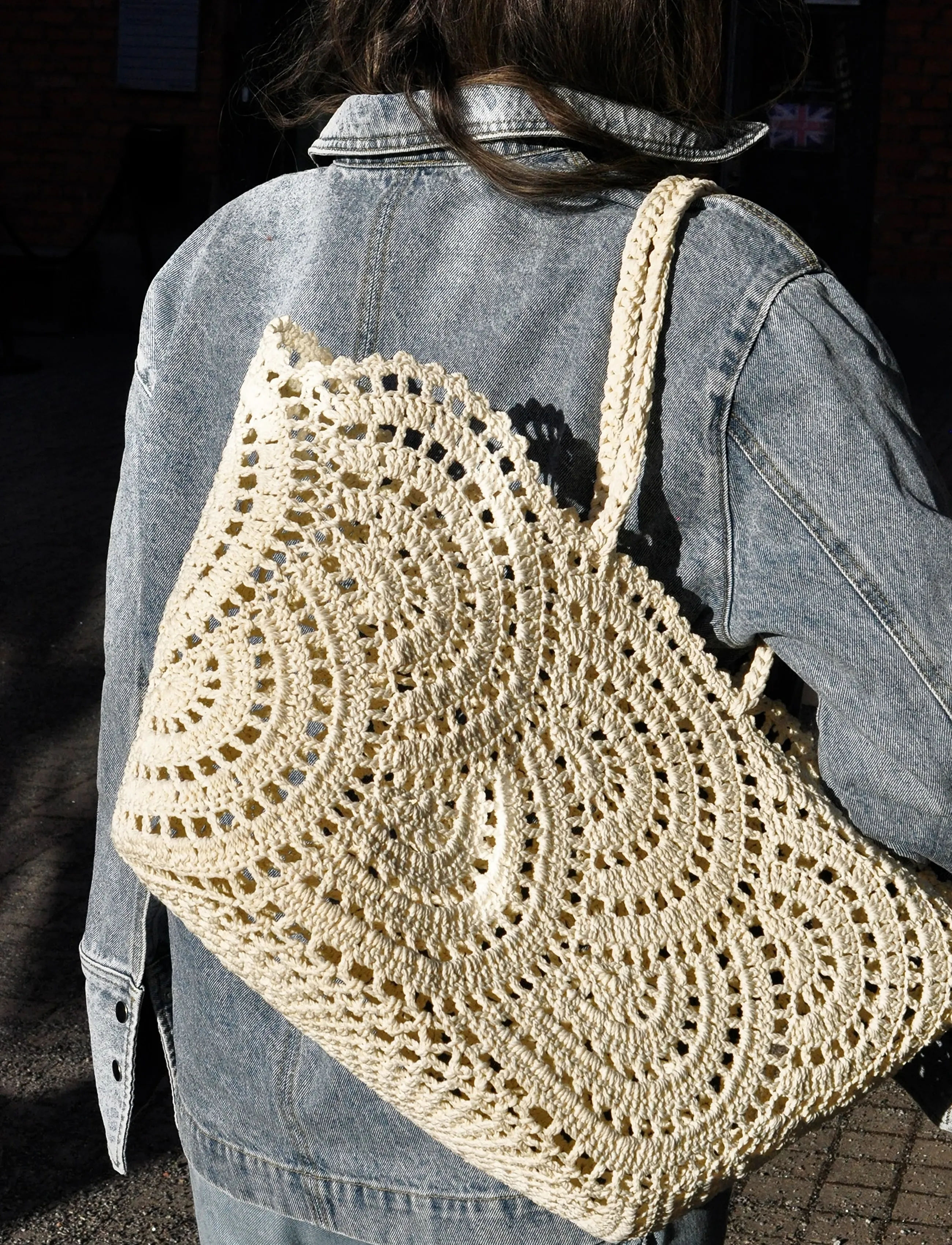 Ceannis - Basket Circle Crochet - rannakotid - white - 3