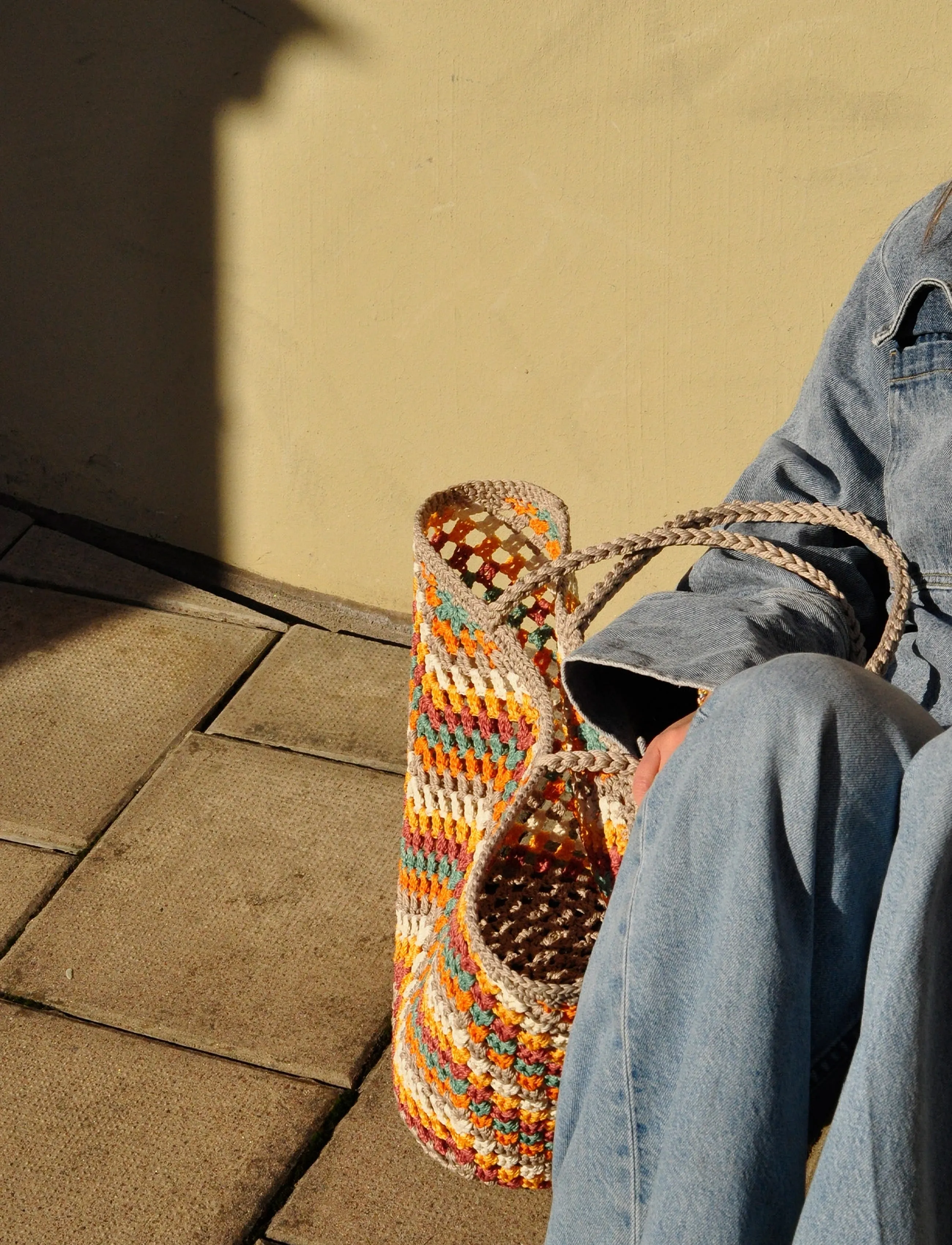Ceannis - Basket Picnic Crochet - rannakotid - pastel - 2
