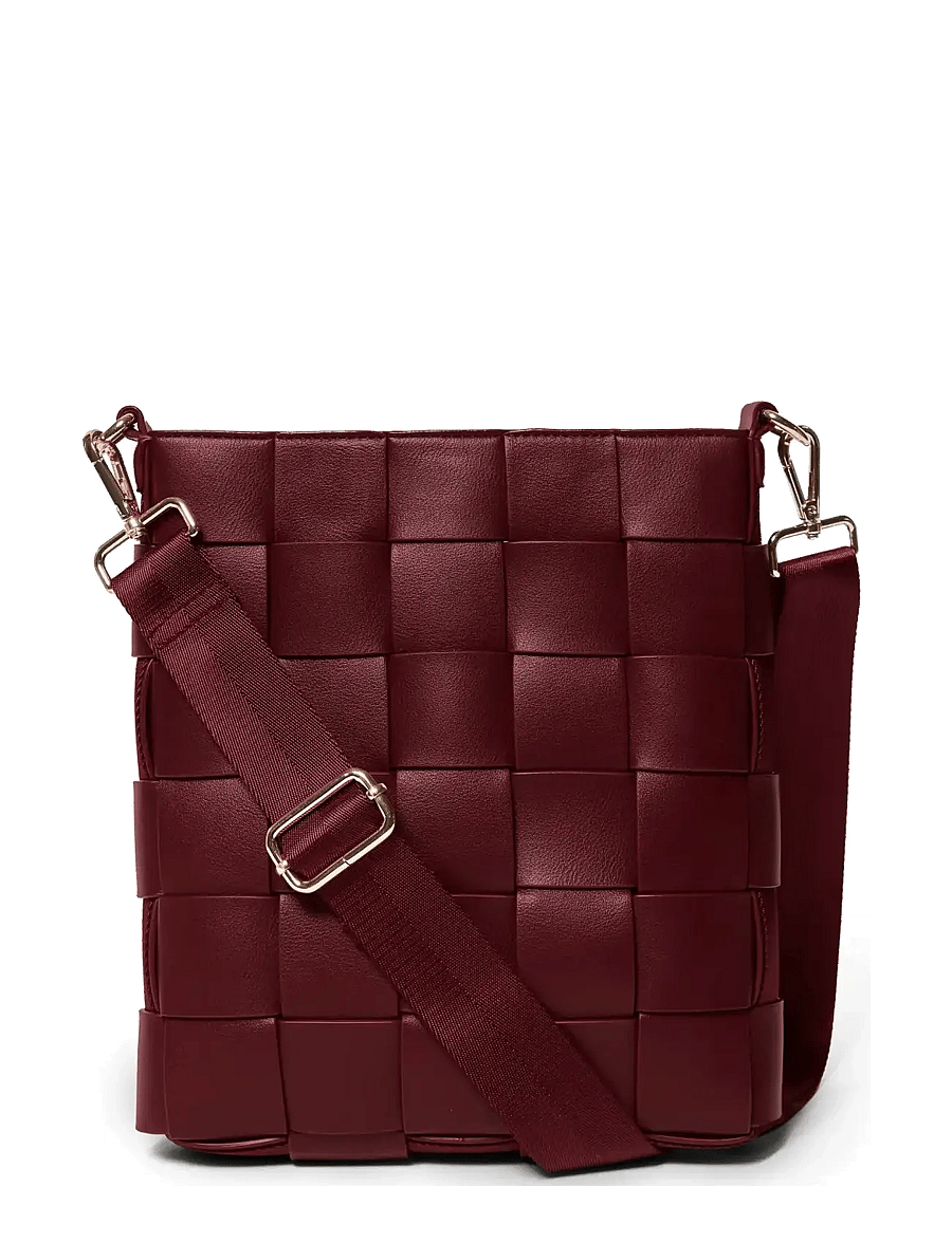 Ceannis - Shoulder Bag Braided Strap - umhängetaschen - wine - 1