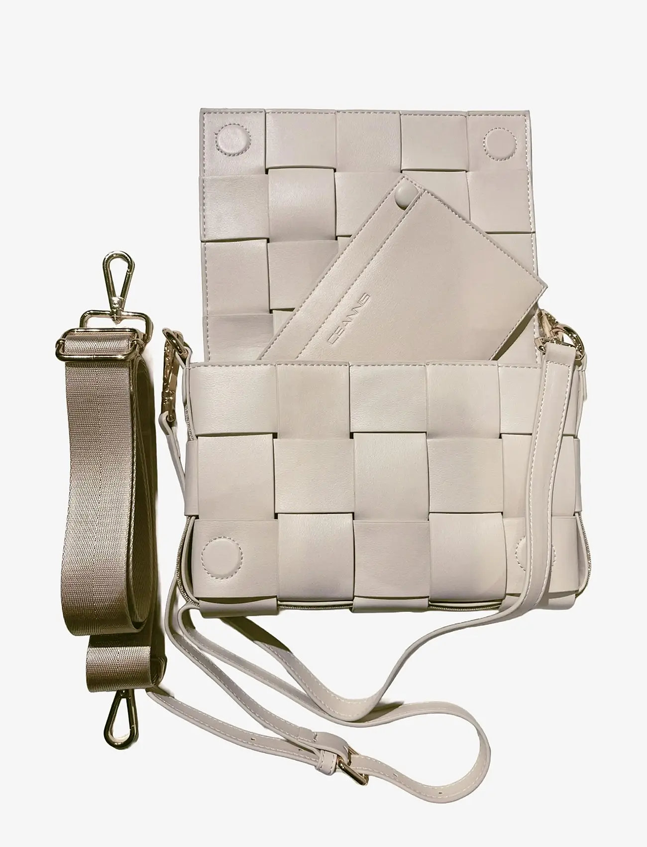 Ceannis - Small Bag Braided Strap /Grey - everyday style - grey - 1