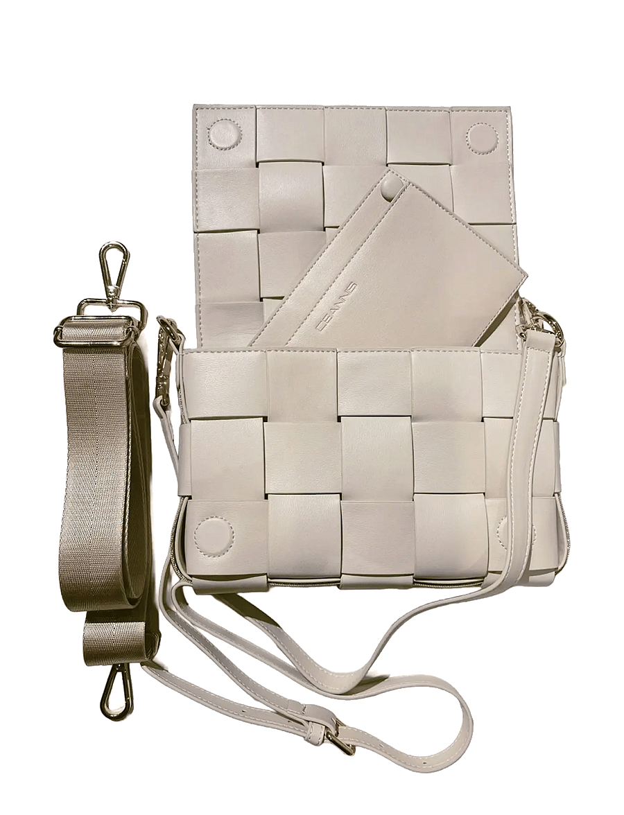 Ceannis - Small Bag Braided Strap /Grey - hverdags stil - grey - 1