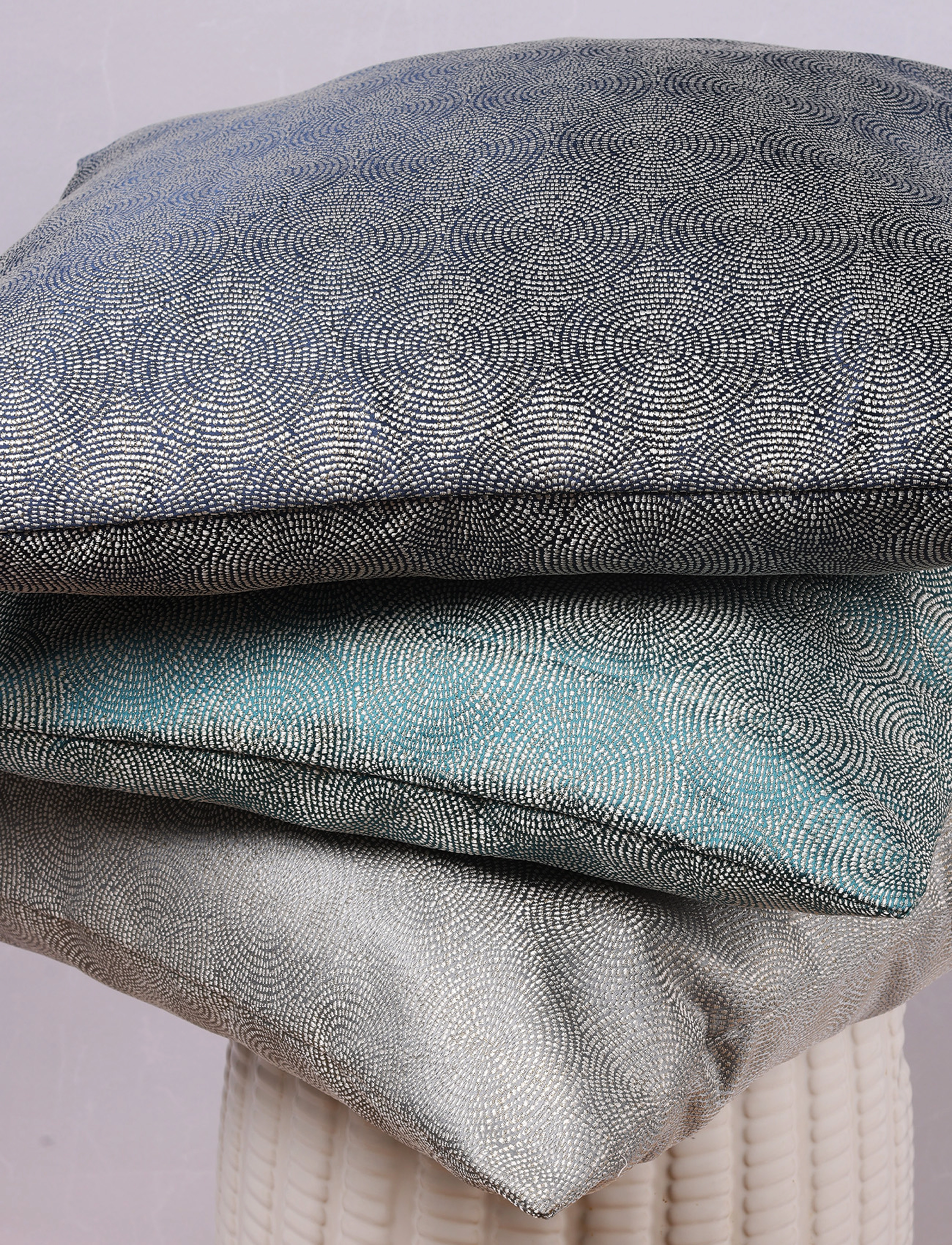 Ceannis Dots C/C 50X50 | Blue, 50X50 cm, Grey, Puder & Tæpper > Pudebetræk, Unisex