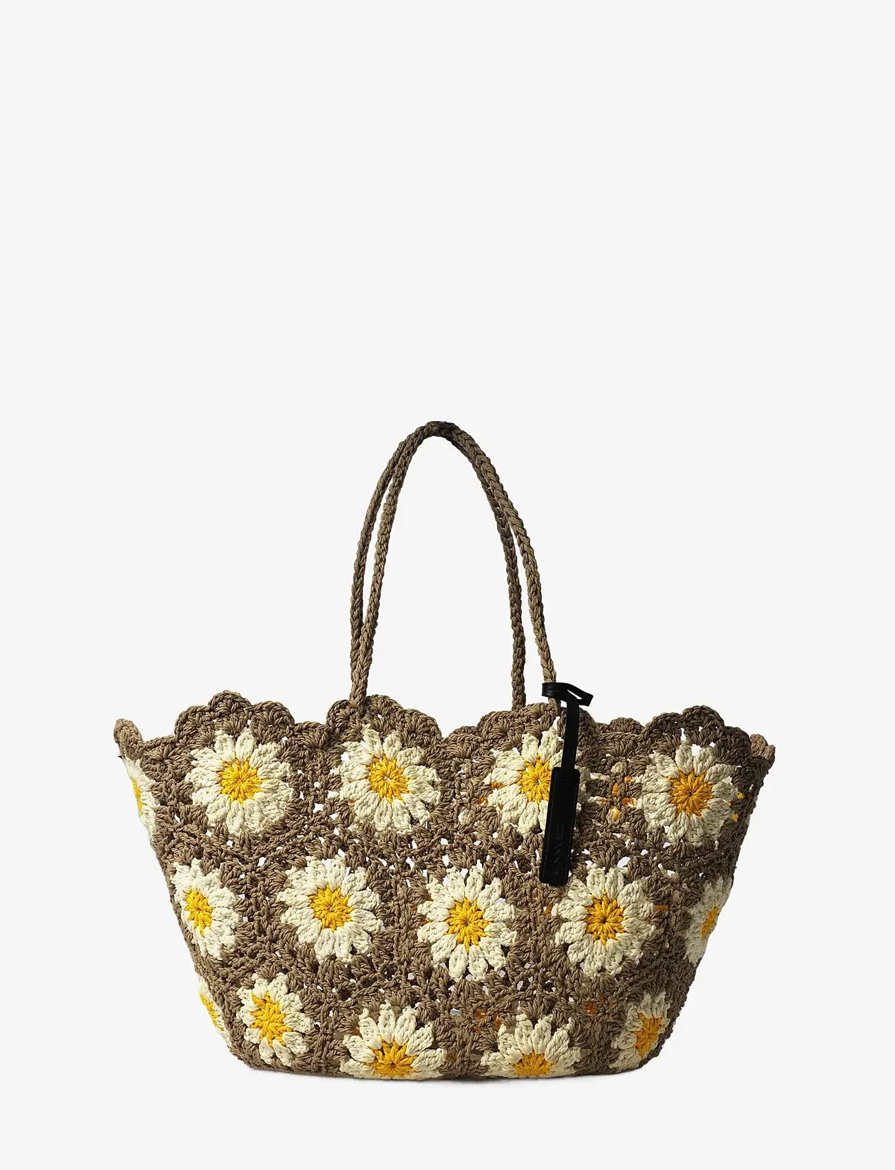 Ceannis - Calendula Crochet Basket Sand - strandtaschen - sand - 1