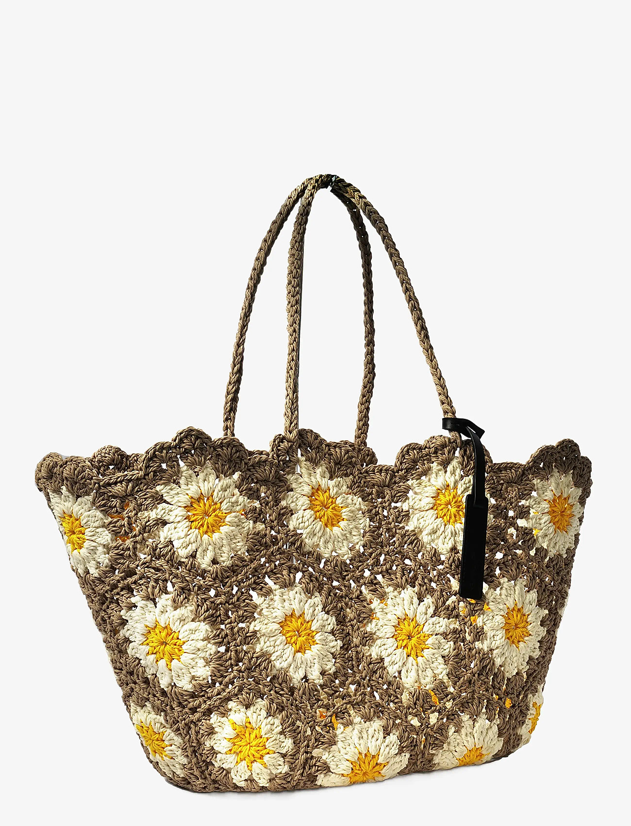 Ceannis - Calendula Crochet Basket Sand - strandtaschen - sand - 2