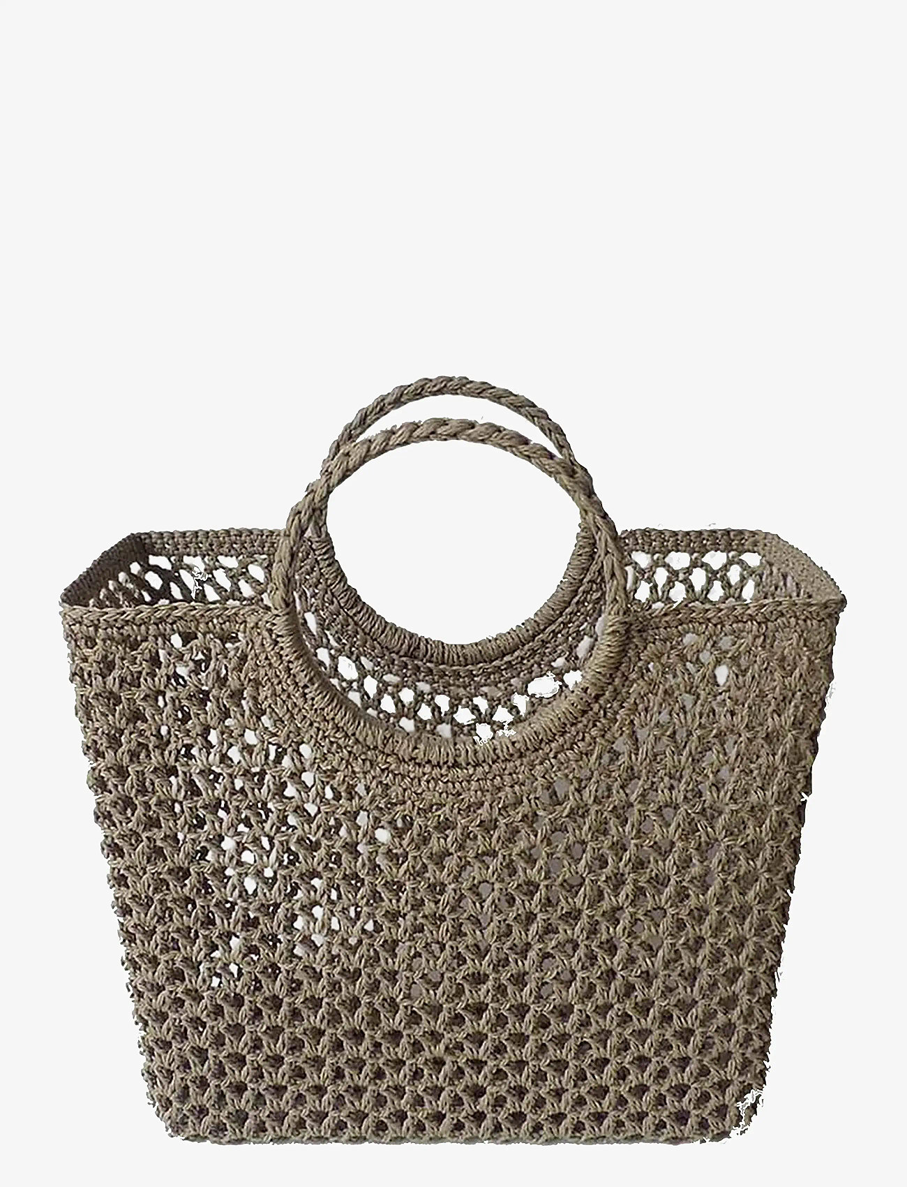 Ceannis - Round Handle Basket Sand - sand - 0