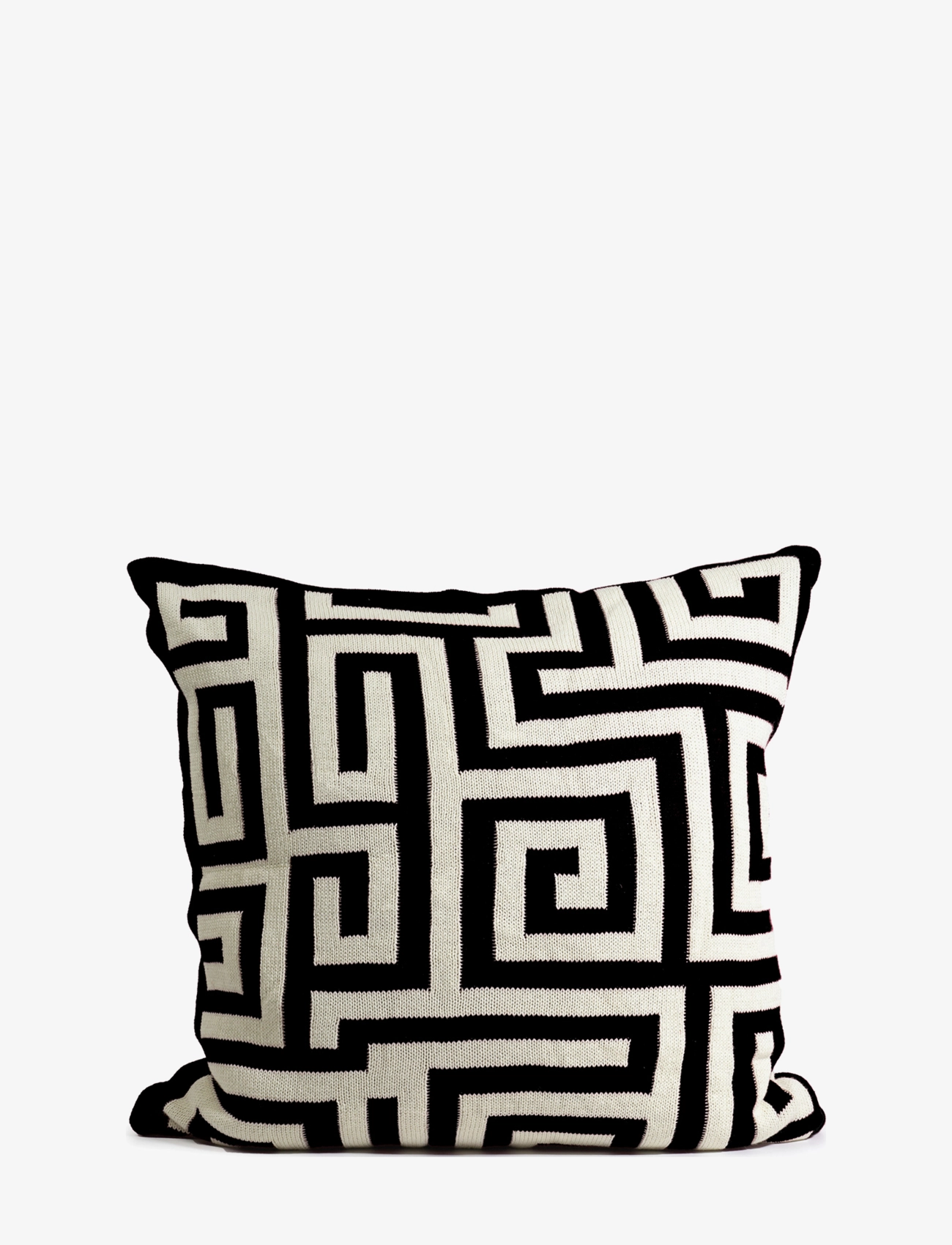 Ceannis Knitted C/C 50X50cm, 50X50 cm, Black, Puder & Tæpper > Pudebetræk, Unisex