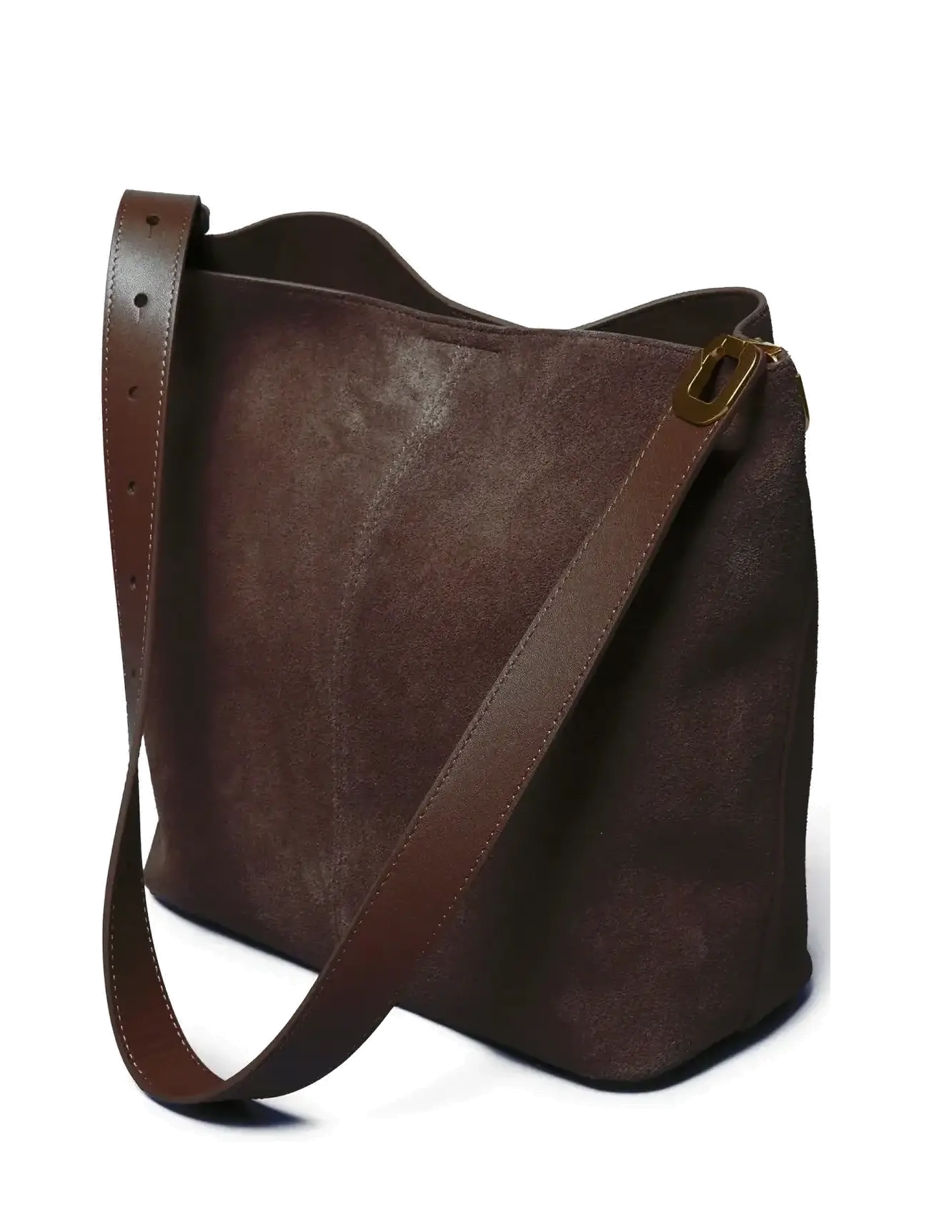 Ceannis - Suede Tote Bag - brown - 1