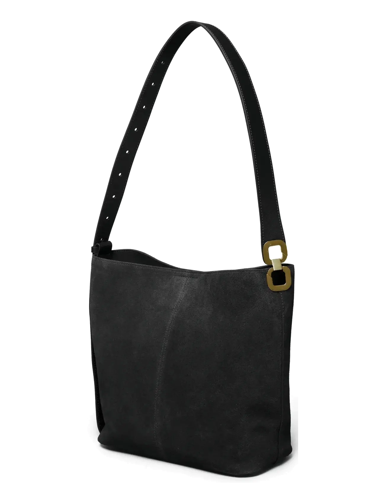 Ceannis Suede Tote Bag, 26X12X27 cm, Schwarz, Frauen