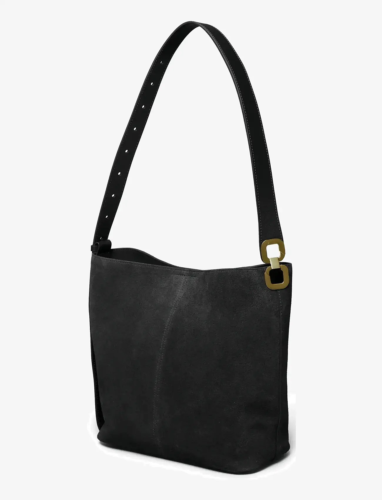 Ceannis - Suede Tote Bag - aksessuaarid - black - 0