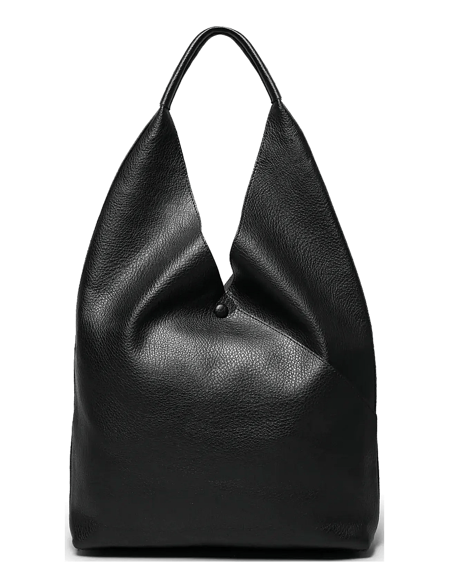 Ceannis - Triangle PU Shoulder Bag - alltags-style - black - 0