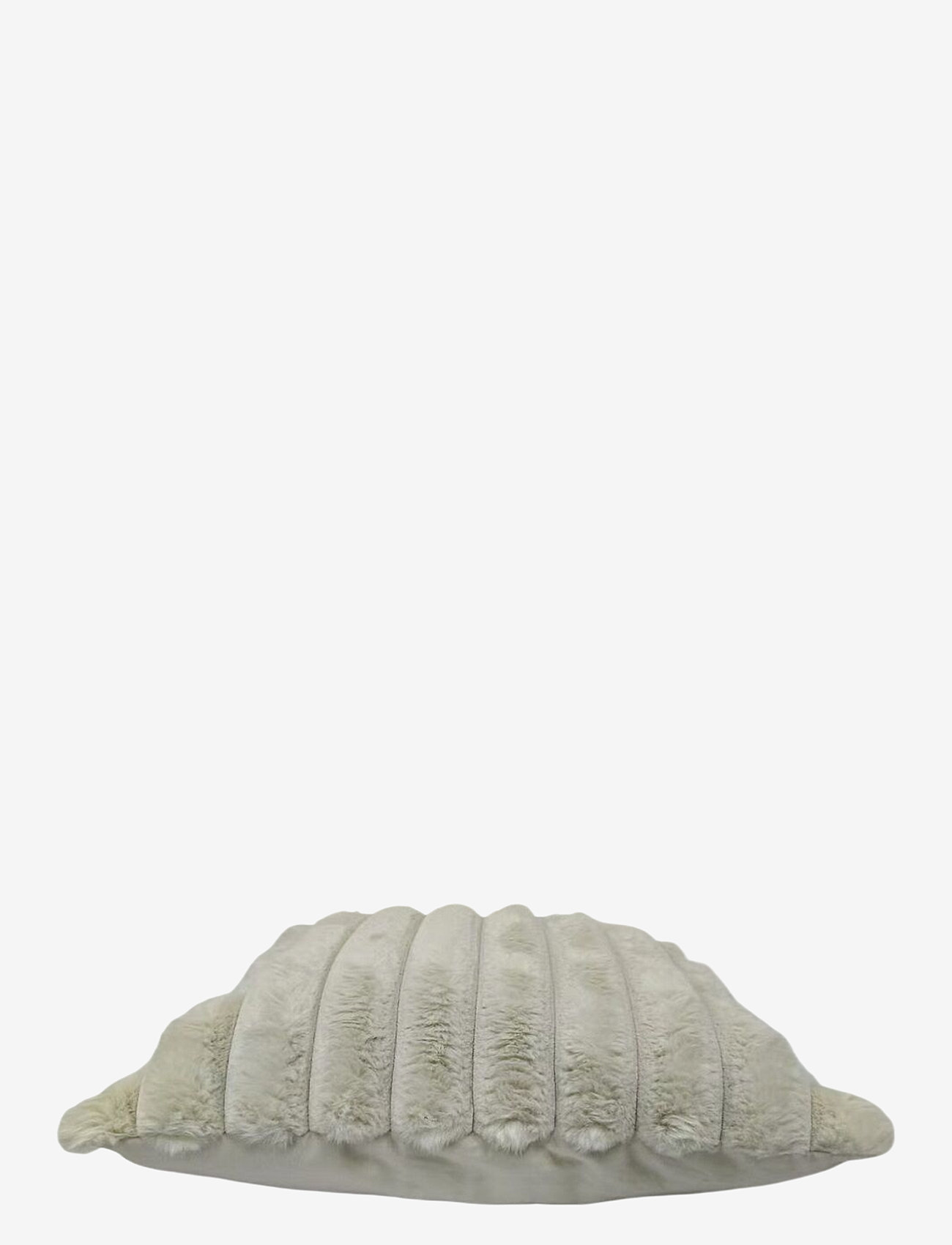 Ceannis - C/c 50x50 Fake Fur Stripe Off White - cushions - off white - 1
