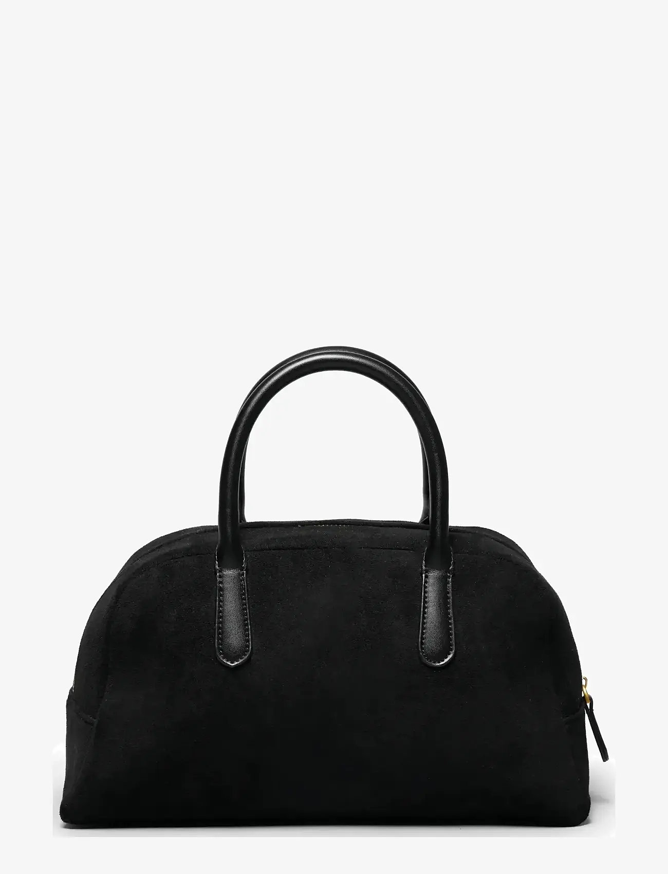 Ceannis - Fake Suede Bowling Bag / Black - ypatingos progos - black - 0