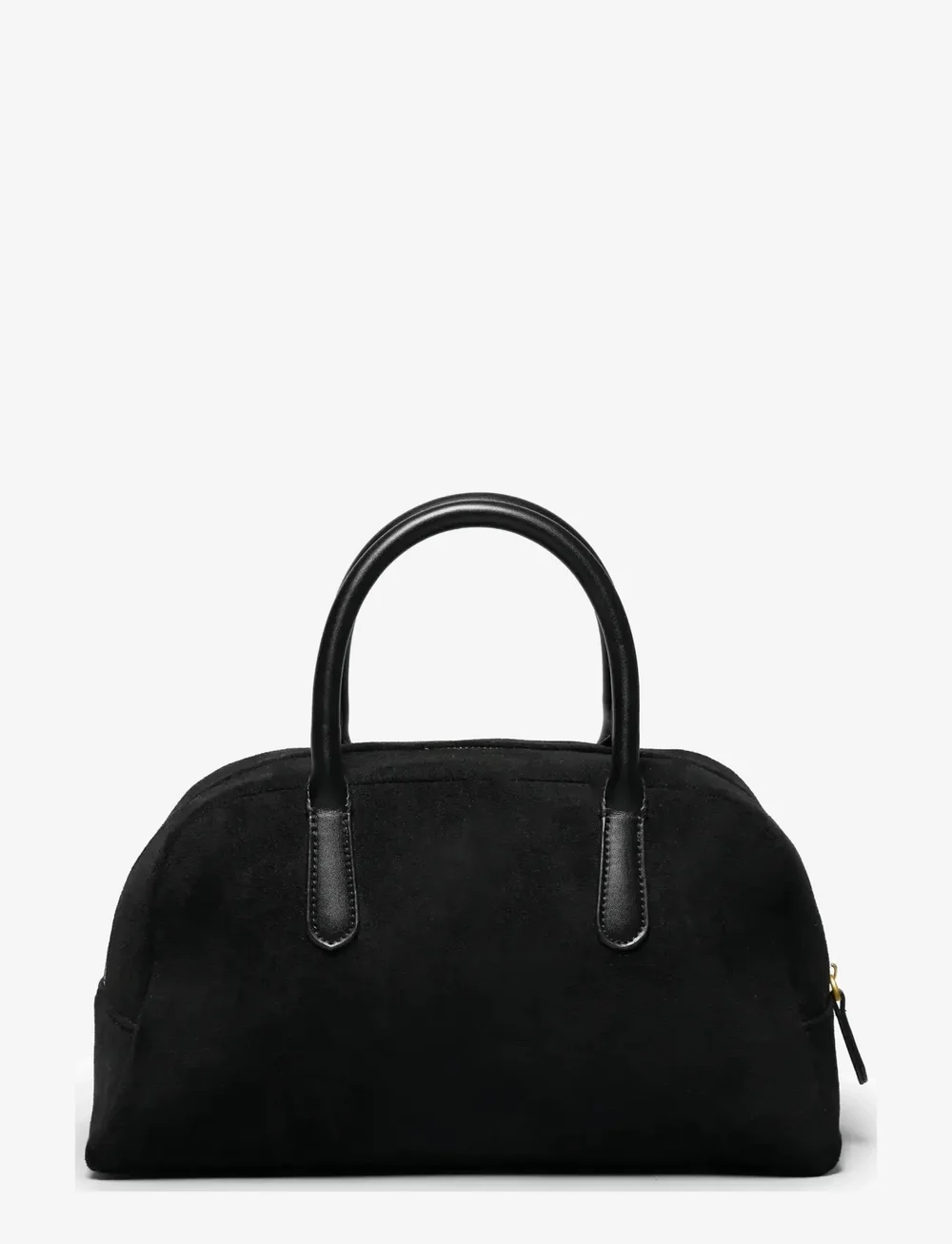 Ceannis - Fake Suede Bowling Bag - særlige begivenheder - black - 0