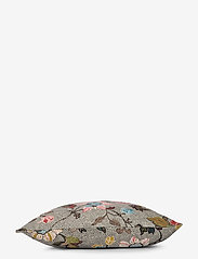 Ceannis - C/c 50x50 Grey Flower Linen - cushion covers - grey - 1