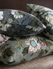Ceannis - C/c 50x50 Grey Flower Linen - cushion covers - grey - 2