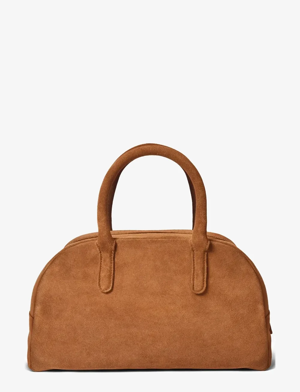 Ceannis - Fake Suede Bowling Bag - særlige begivenheder - cognac - 1